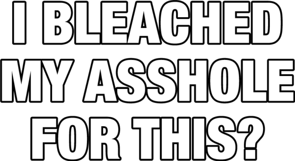 bleached this